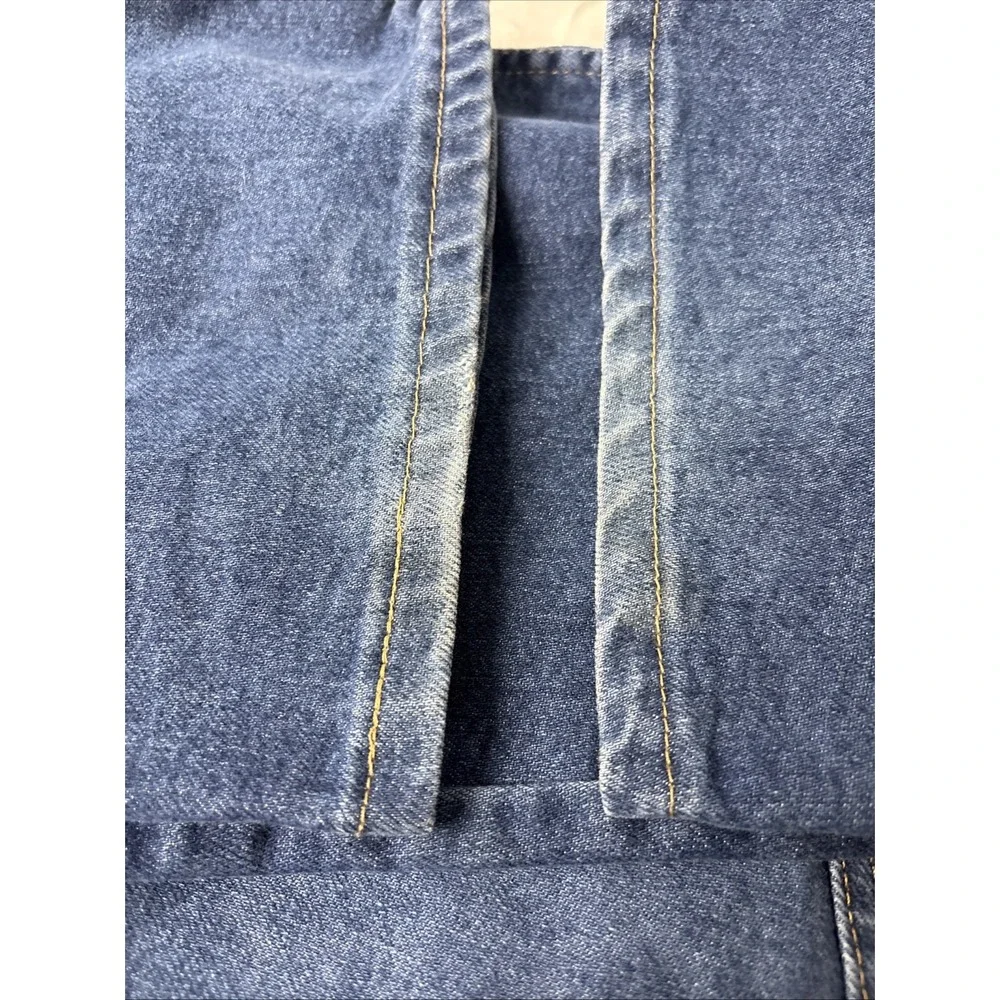 Wrangler Straight Leg Jeans Mens 40X30 Blue Medium Wash Regular Fit 85900DW